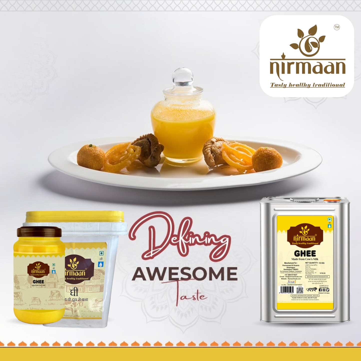 PURE DESI GHEE( 500 ML )